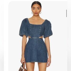 Show Me Your MuMu Denim Mini Dress